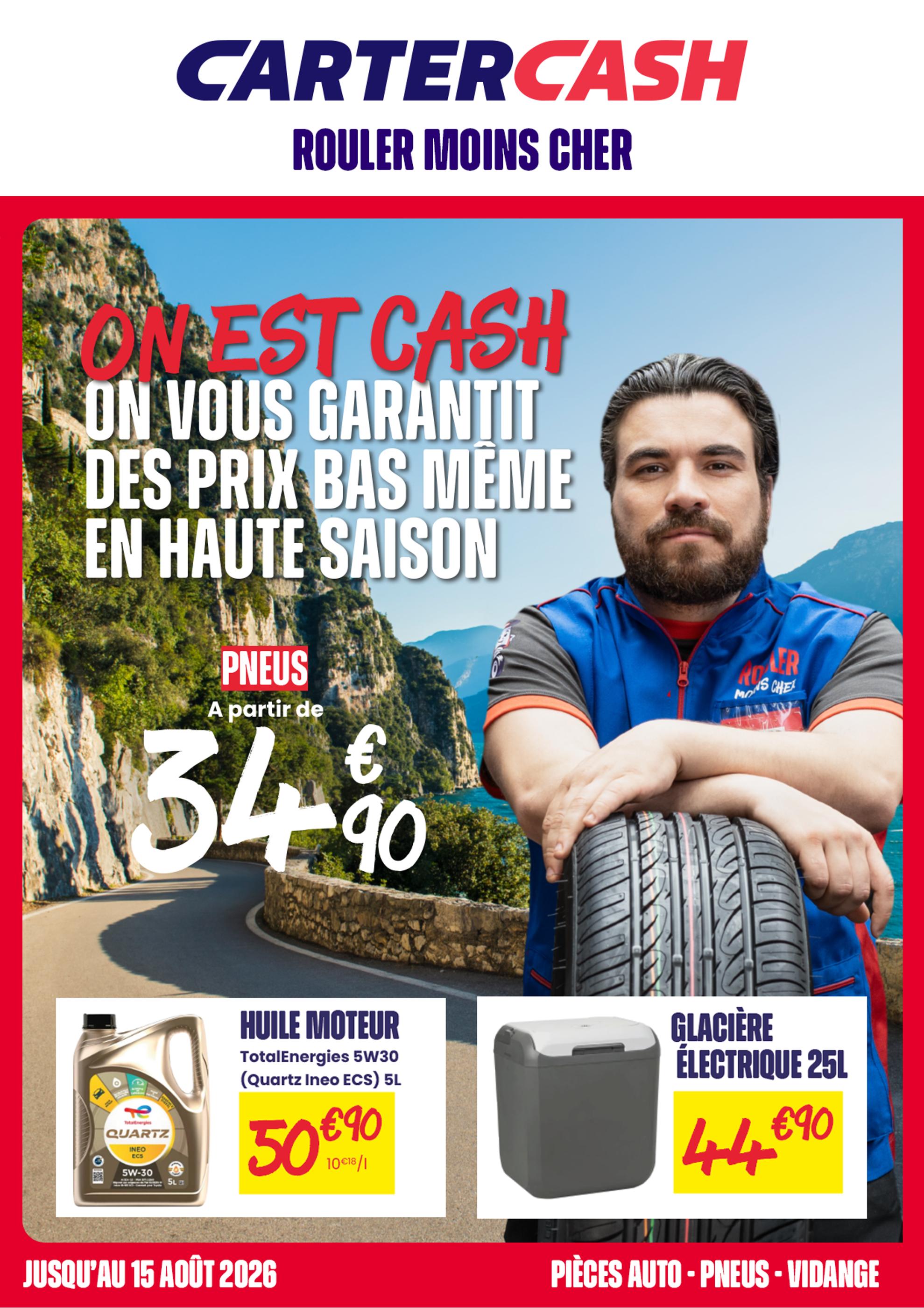 Prospectus Garages & Automobile de CarterCash à Marseille: "ROULEZ MOINS CHER CET ÉTÉ AVEC CARTERCASH", 1 page, 01/06/2026 - 31/07/2026